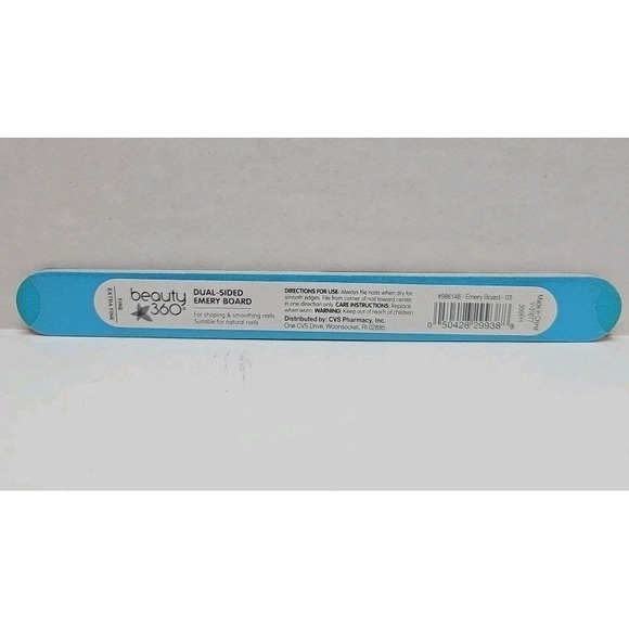 Beauty 360 Dual Sided Colorful Emery Board Nail File Fine/Extra Fine 2 Pack - Picture 3 of 4